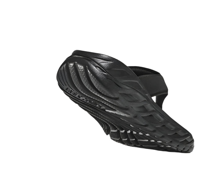 hoka ora recovery flip women's | black/dk gray