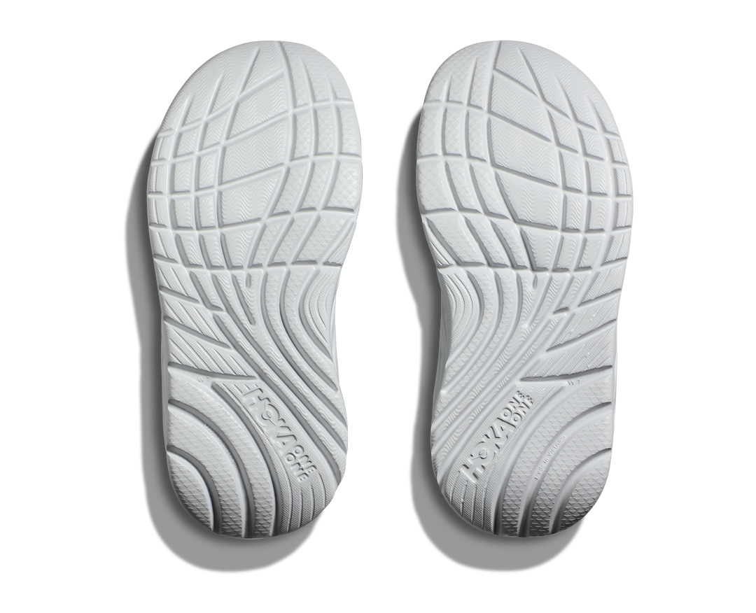 hoka ora recovery flip women's | cosmic grey/seafoam