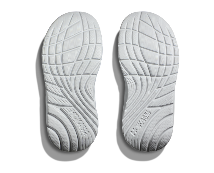 hoka ora recovery flip women's | cosmic grey/seafoam
