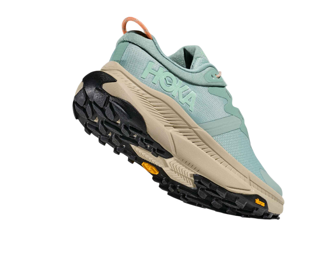hoka transport women's | jade / oyster mushroom