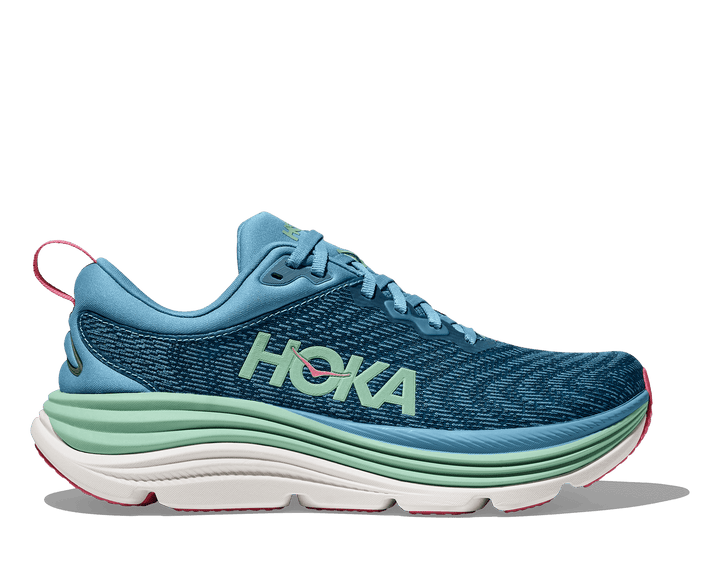hoka gaviota 5 women's | alpine blue/jadeite