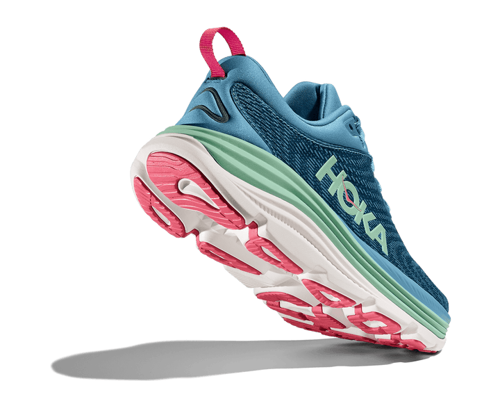 hoka gaviota 5 women's | alpine blue/jadeite