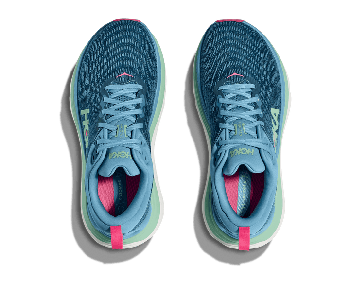 hoka gaviota 5 women's | alpine blue/jadeite