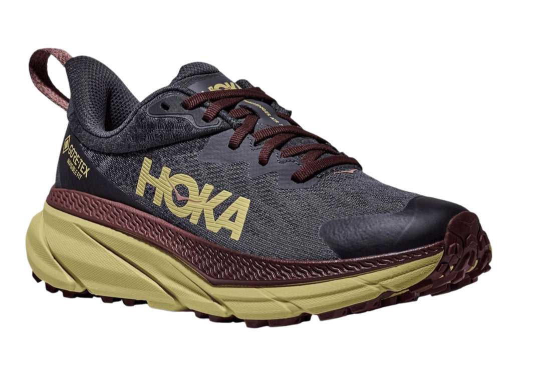 hoka challenger atr 7 gtx women's | charcoal grey / cardamom