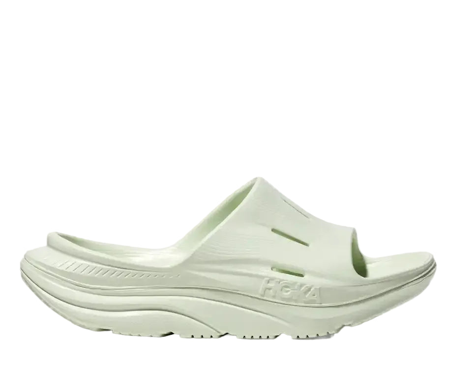 hoka ora recovery slide 3 | sea glass / sea glass