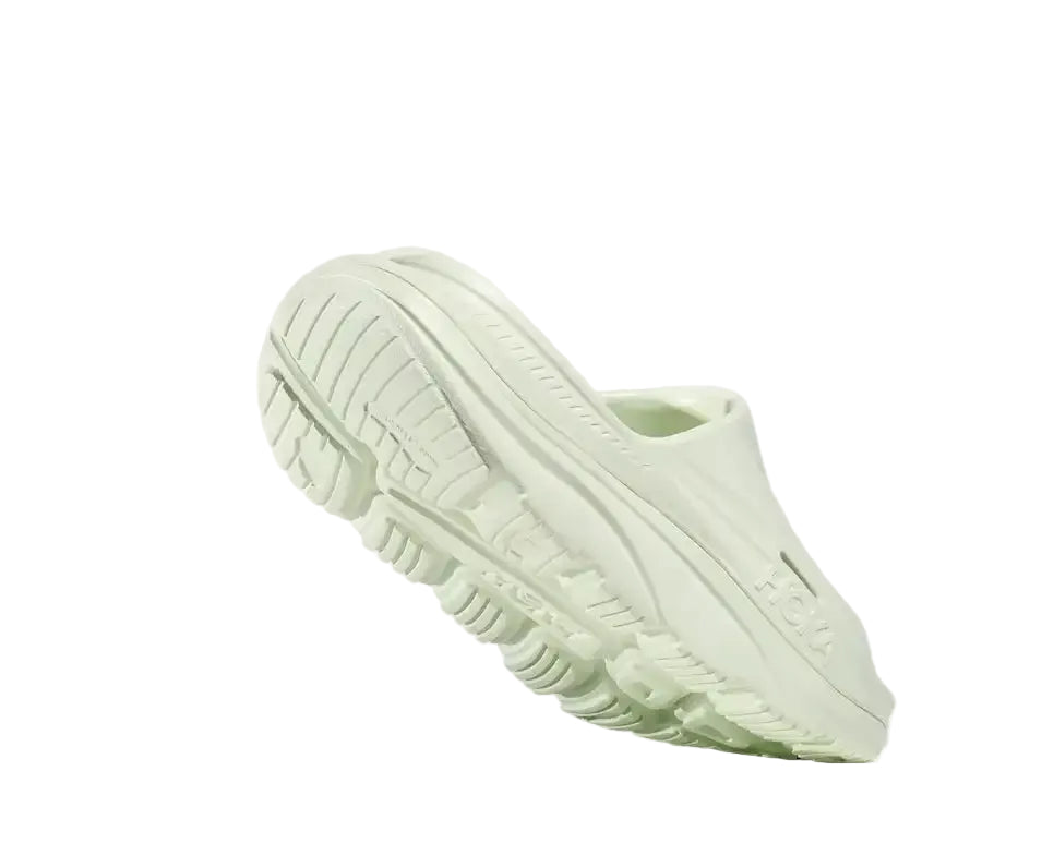 hoka ora recovery slide 3 | sea glass / sea glass