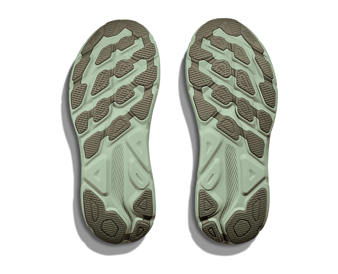 hoka clifton 9 gtx men's | slate / aloe vera