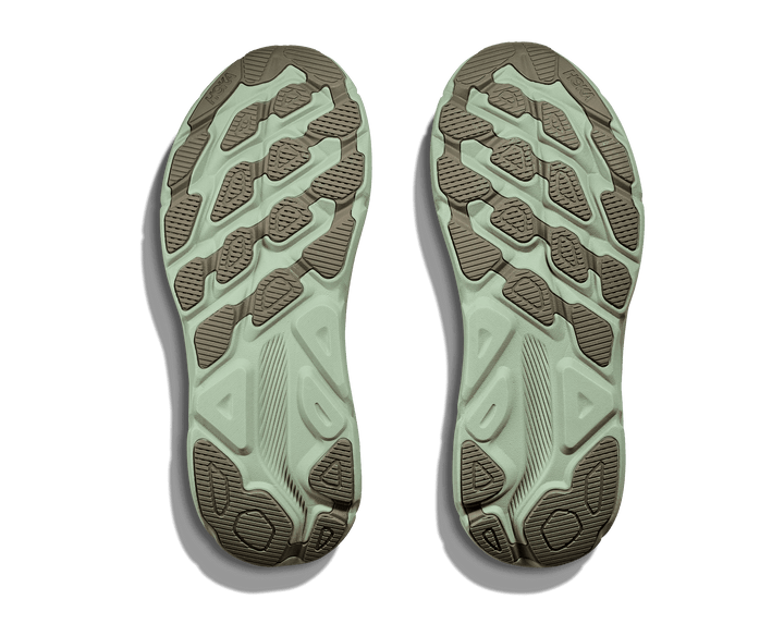 hoka clifton 9 gtx men's | slate / aloe vera