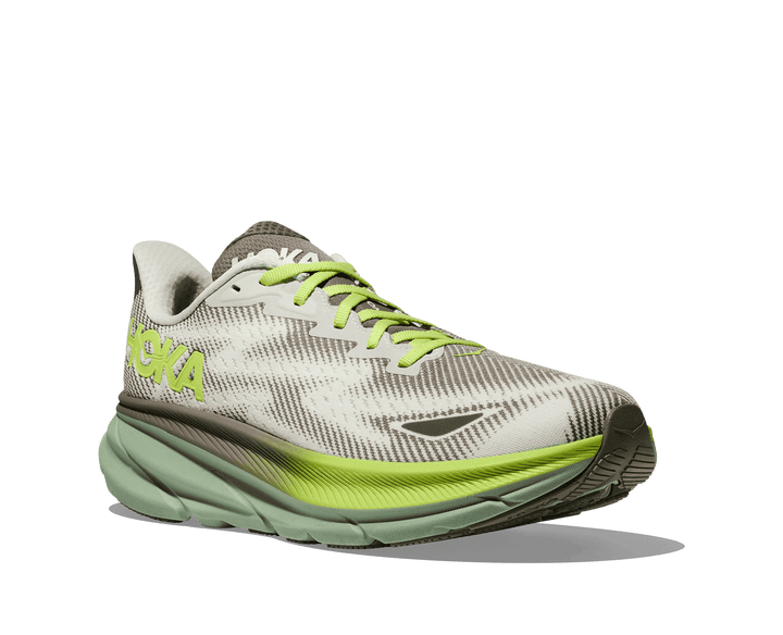 hoka clifton 9 gtx men's | slate / aloe vera