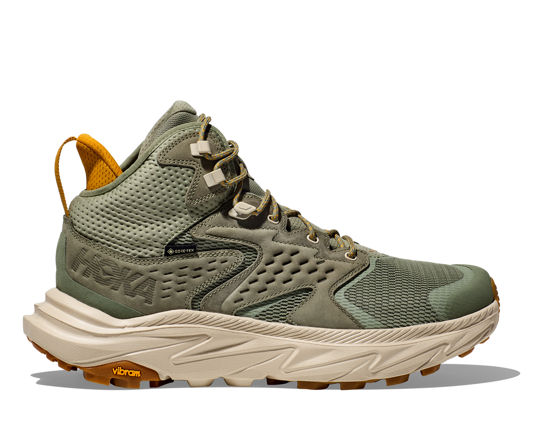 hoka anacapa 2 mid gtx men's | sea moss/oat milk
