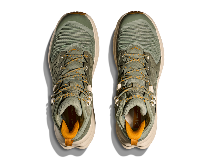 hoka anacapa 2 mid gtx men's | sea moss/oat milk
