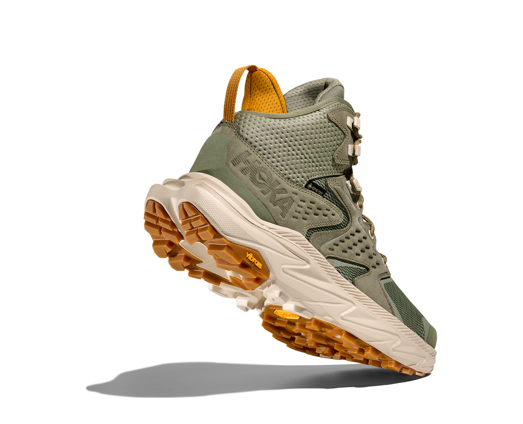 hoka anacapa 2 mid gtx men's | sea moss/oat milk