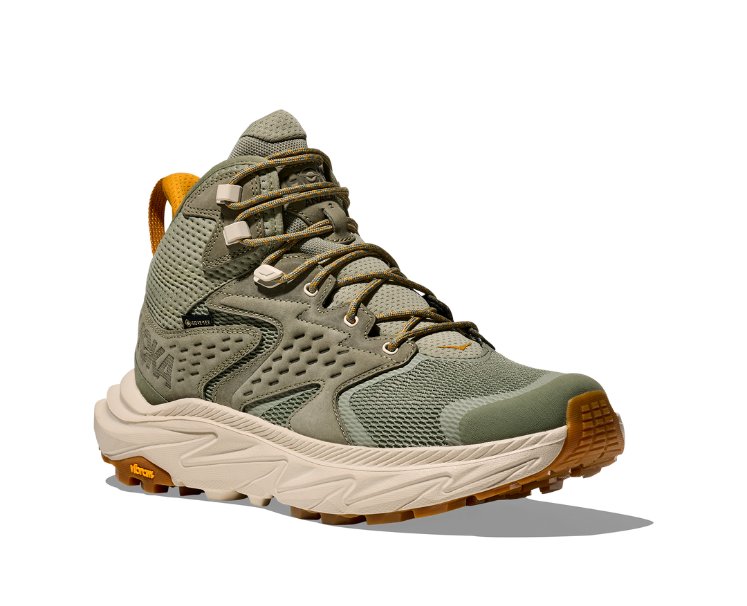 hoka anacapa 2 mid gtx men's | sea moss/oat milk
