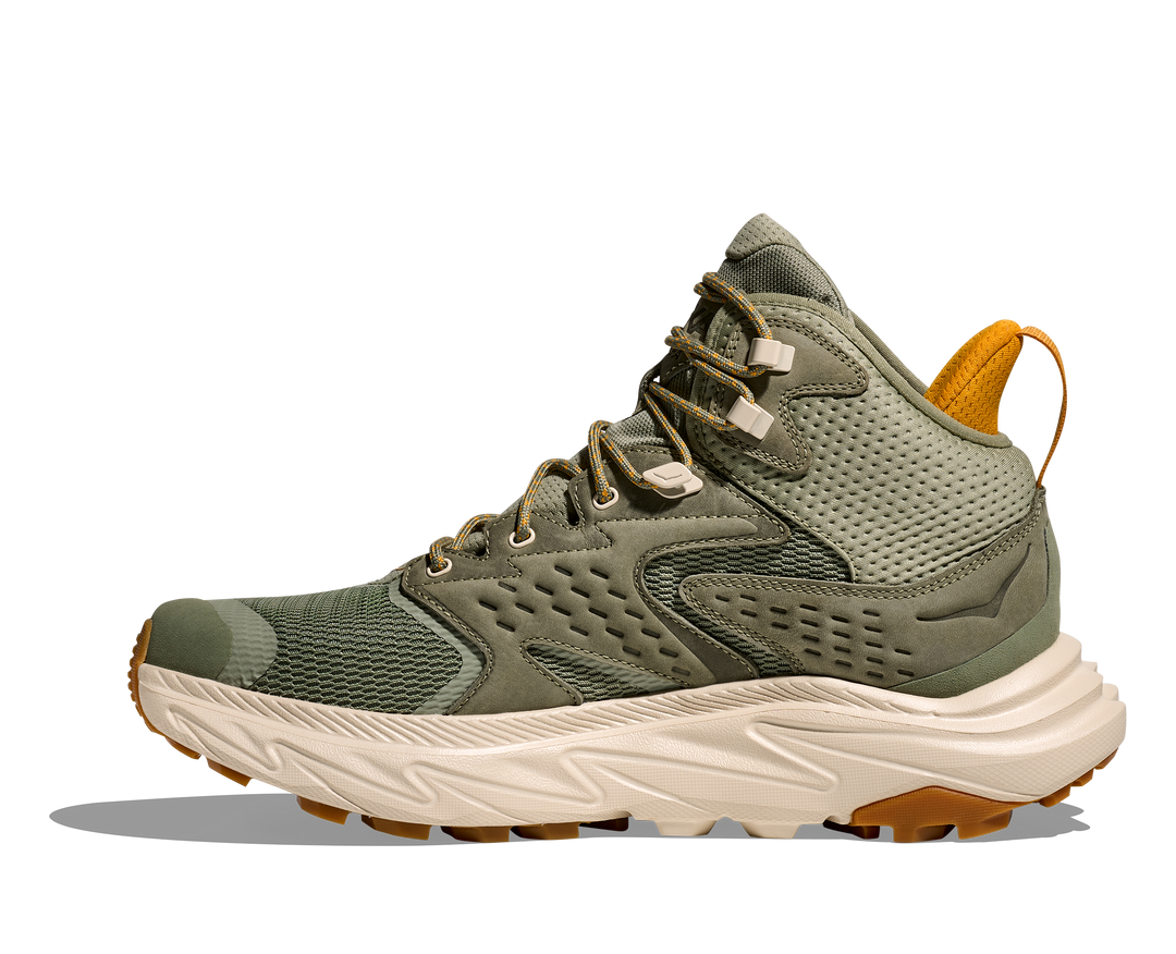 hoka anacapa 2 mid gtx men's | sea moss/oat milk