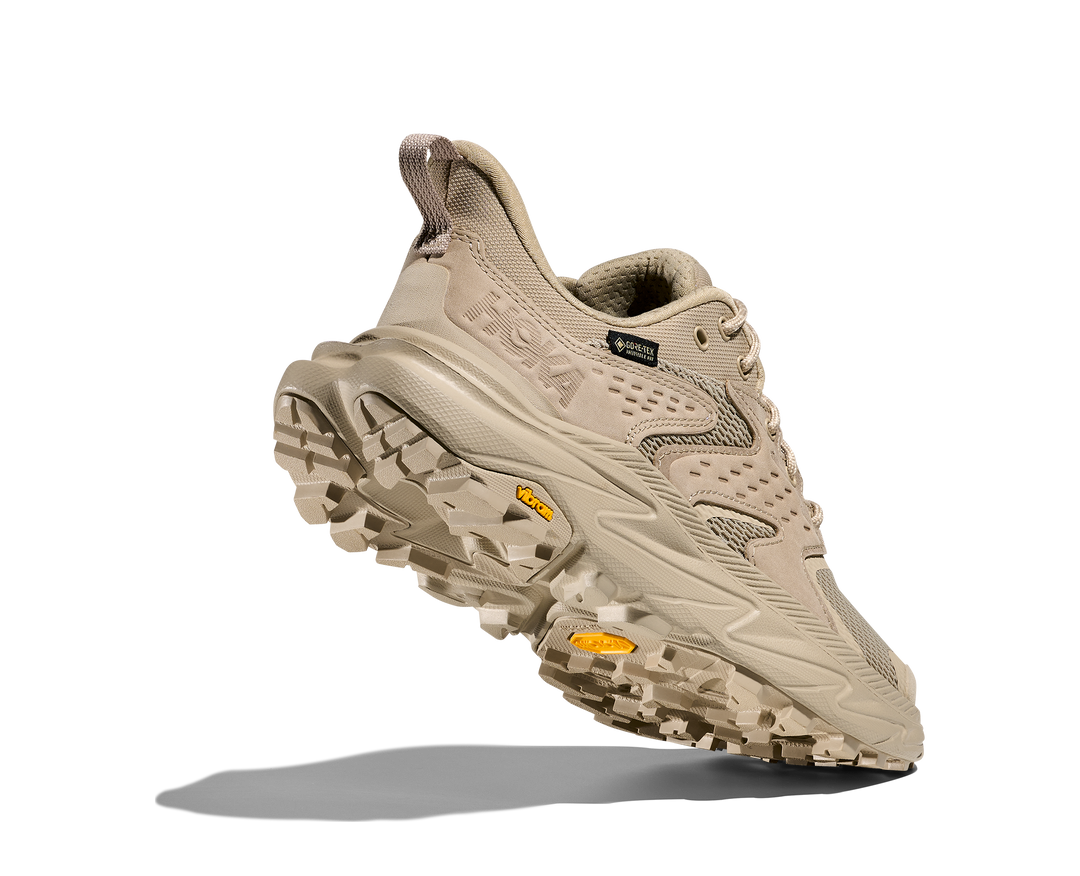 hoka anacapa 2 low gtx women's | raw linen oat milk