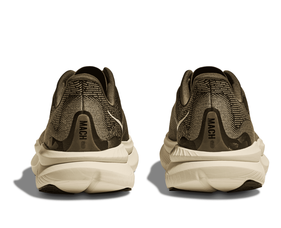 hoka mach 6 men's | ant olive/truffle salt