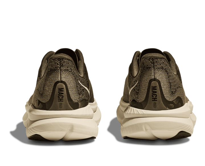 hoka mach 6 men's | ant olive/truffle salt