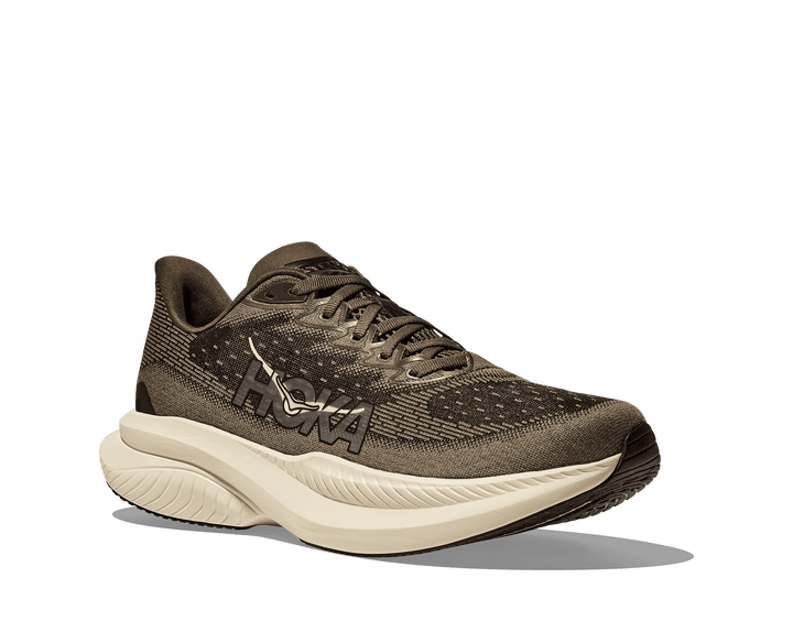 hoka mach 6 men's | ant olive/truffle salt