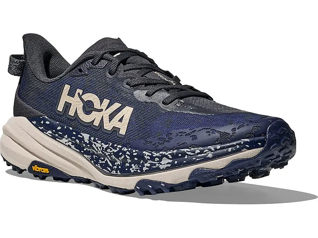 hoka speedgoat 6 men's | charcoal grey / midnight blue