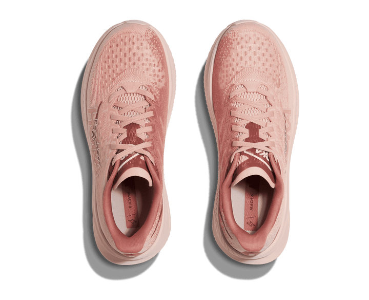 hoka mach 6 women's | rose latte / blush
