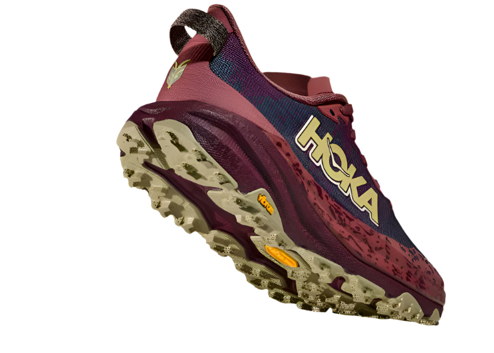 hoka speedgoat 6 women's | rouge / black cherry