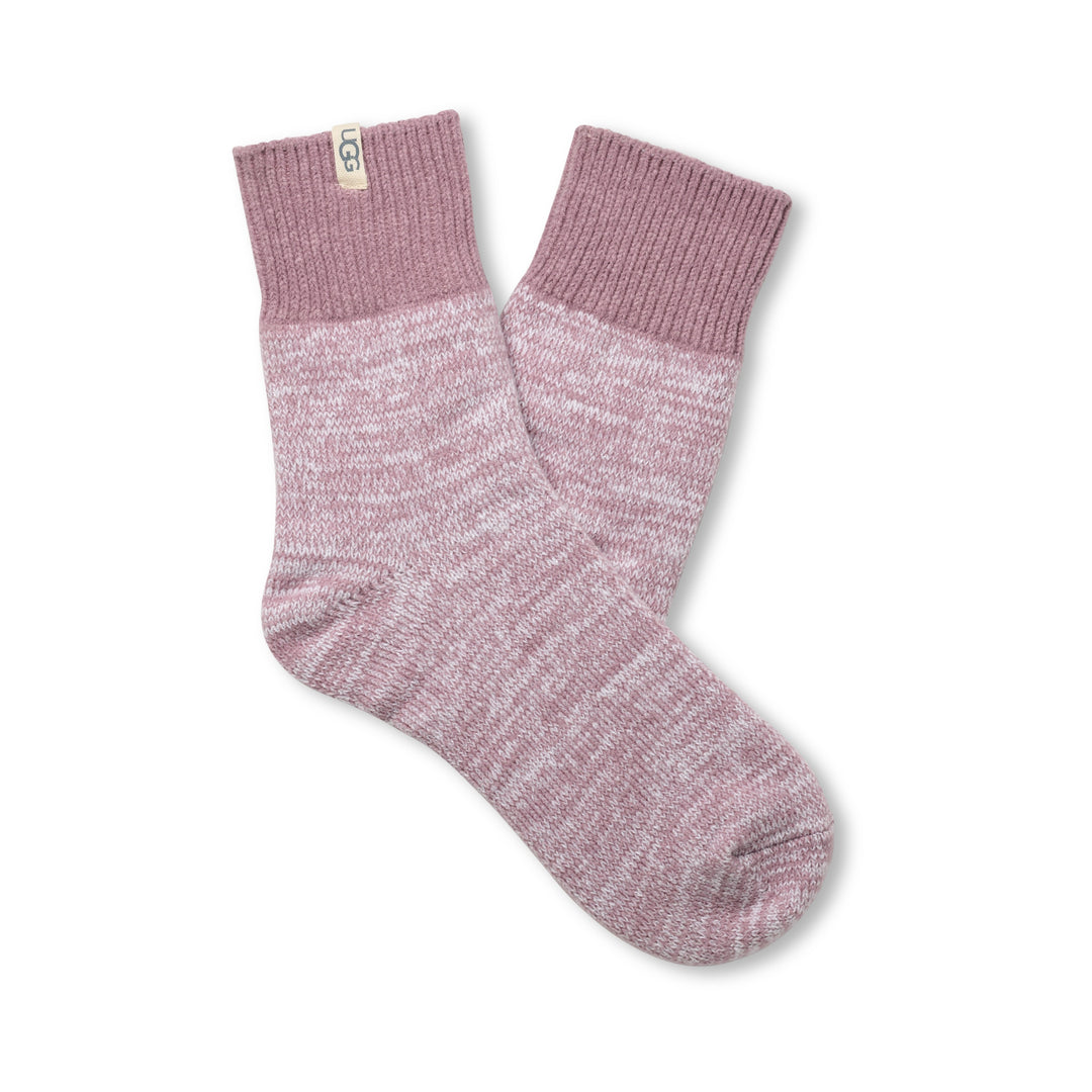 ugg rib knit slouchy crew sock women's | shadow
