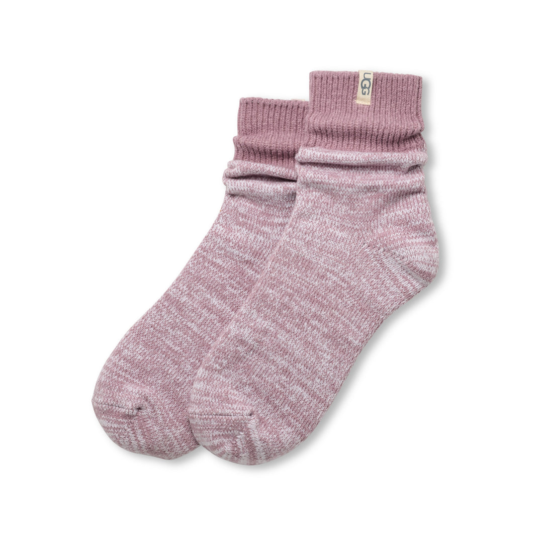 ugg rib knit slouchy crew sock women's | shadow