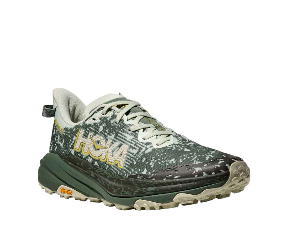 hoka speedgoat 6 gore-tex men's | sea glass / fern
