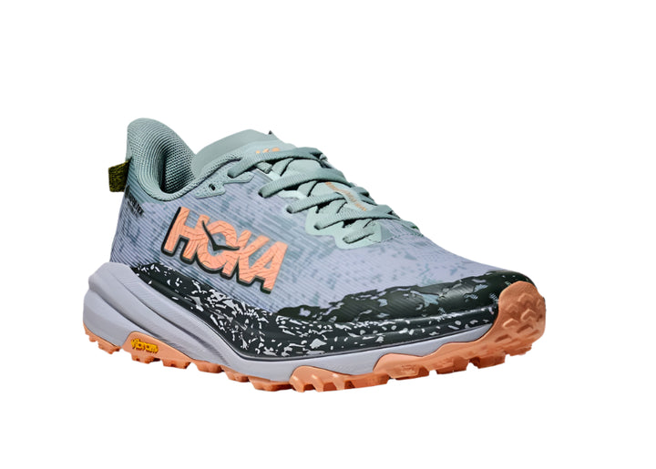 hoka speedgoat 6 gtx women's | jade/ash grey