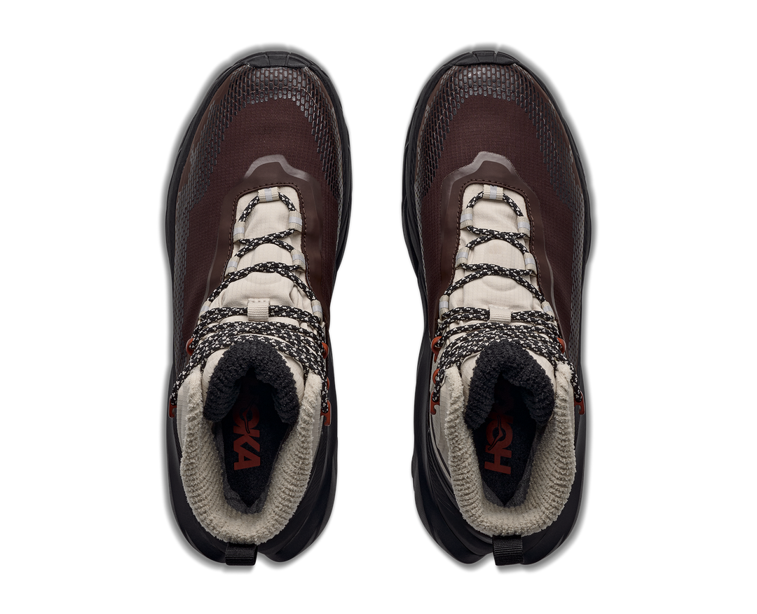 hoka kaha 2 frost gtx men's | river rock grey black