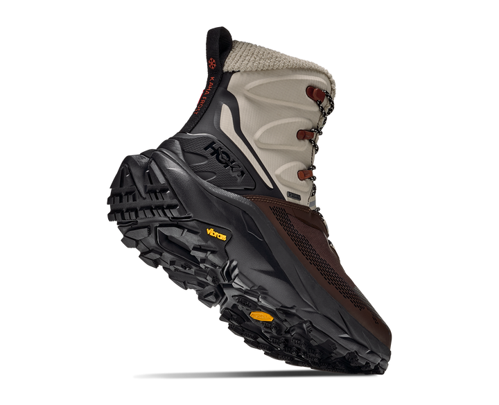 hoka kaha 2 frost gtx men's | river rock grey black
