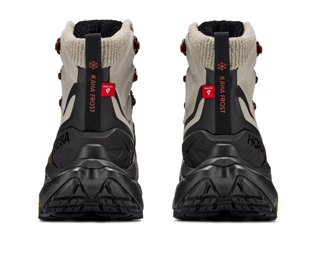hoka kaha 2 frost gtx men's | river rock grey black