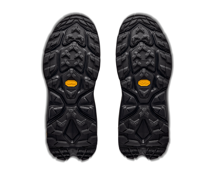 hoka kaha 2 frost gtx men's | river rock grey black
