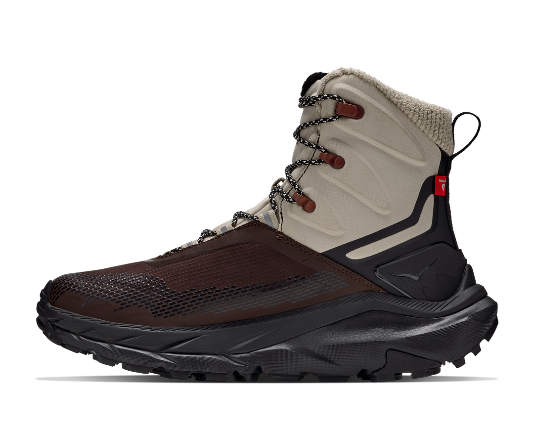 hoka kaha 2 frost gtx men's | river rock grey black