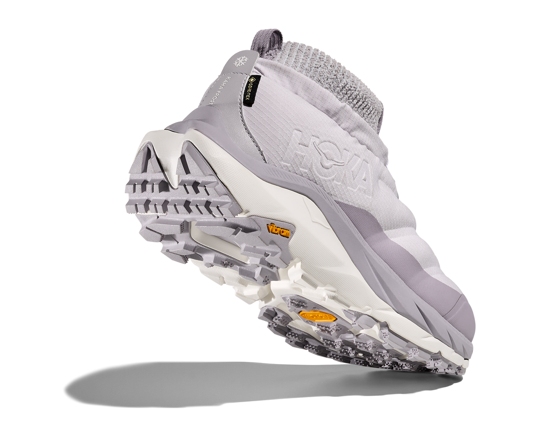 hoka kaha 2 frost moc gtx women's | ash grey / foggy grey