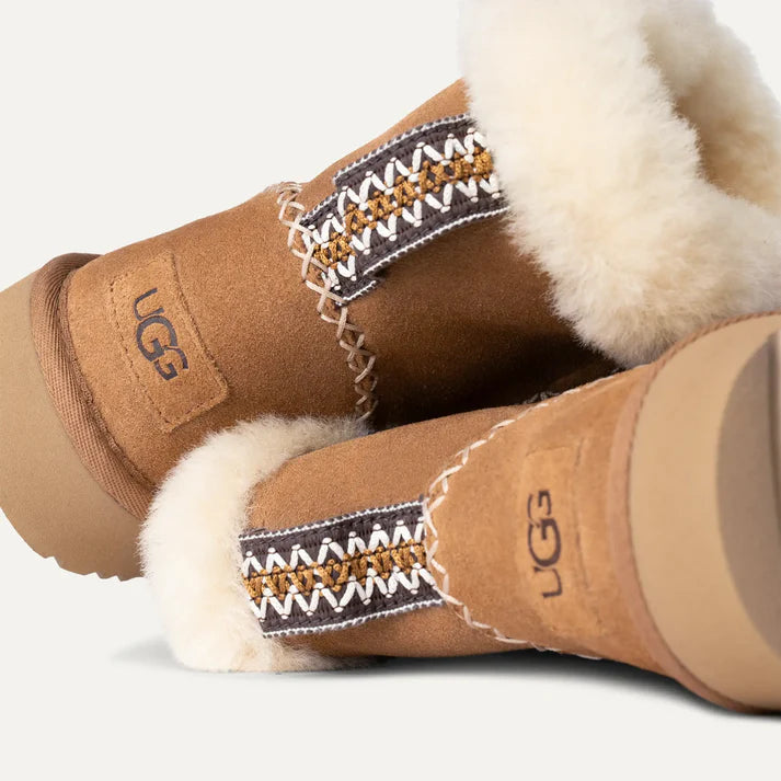 ugg classic mini alpine women's | chestnut