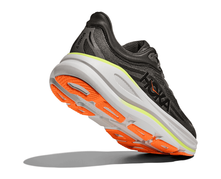 hoka bondi 9 men's | asphalt grey / gravel