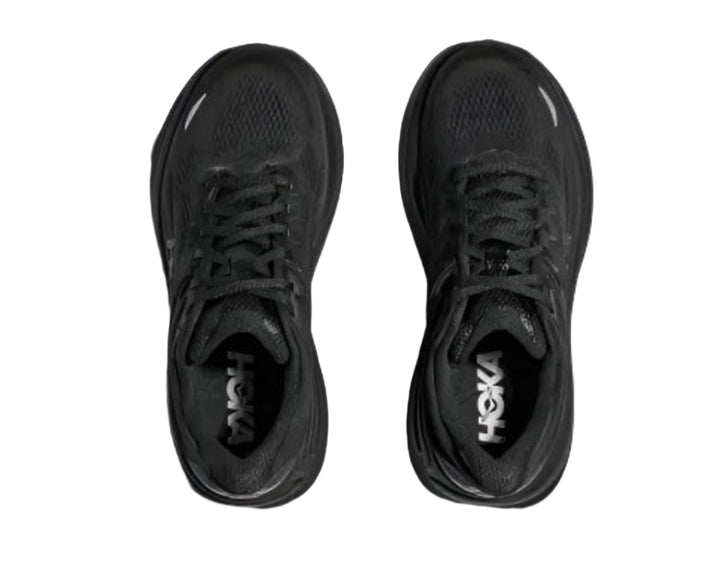 hoka bondi 9 wide men's | black/black