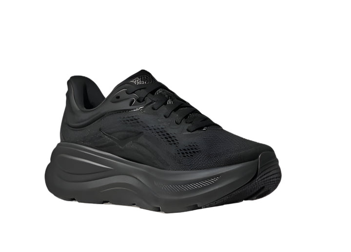 hoka bondi 9 wide men's | black/black