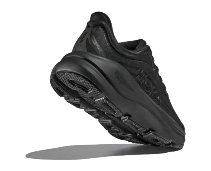 hoka bondi 9 wide men's | black/black