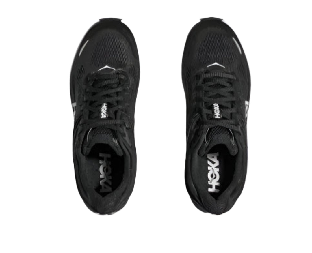 hoka bondi 9 wide men's | black/white