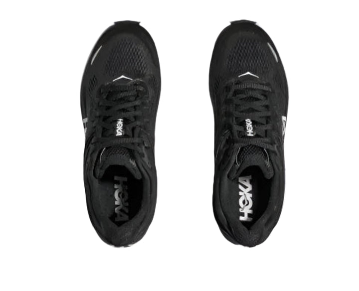 hoka bondi 9 wide men's | black/white