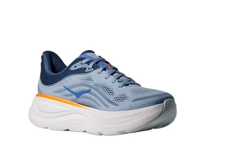 hoka bondi 9 wide men's | drizzle / downpour