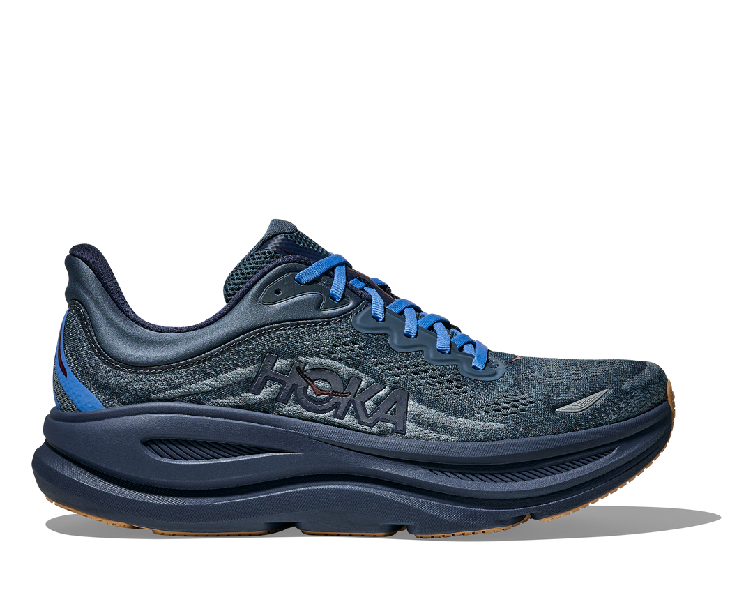 hoka bondi 9 men's | faded navy slate blue