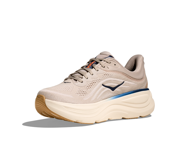 hoka bondi 9 men's | stucco / grout