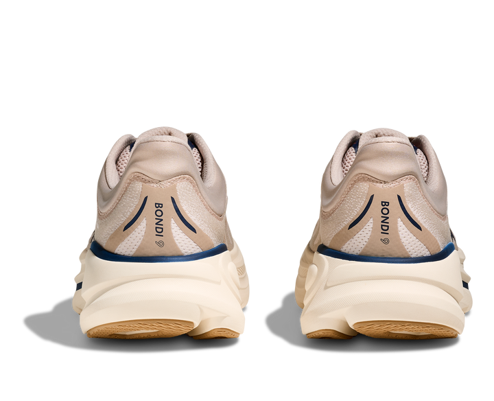hoka bondi 9 men's | stucco / grout