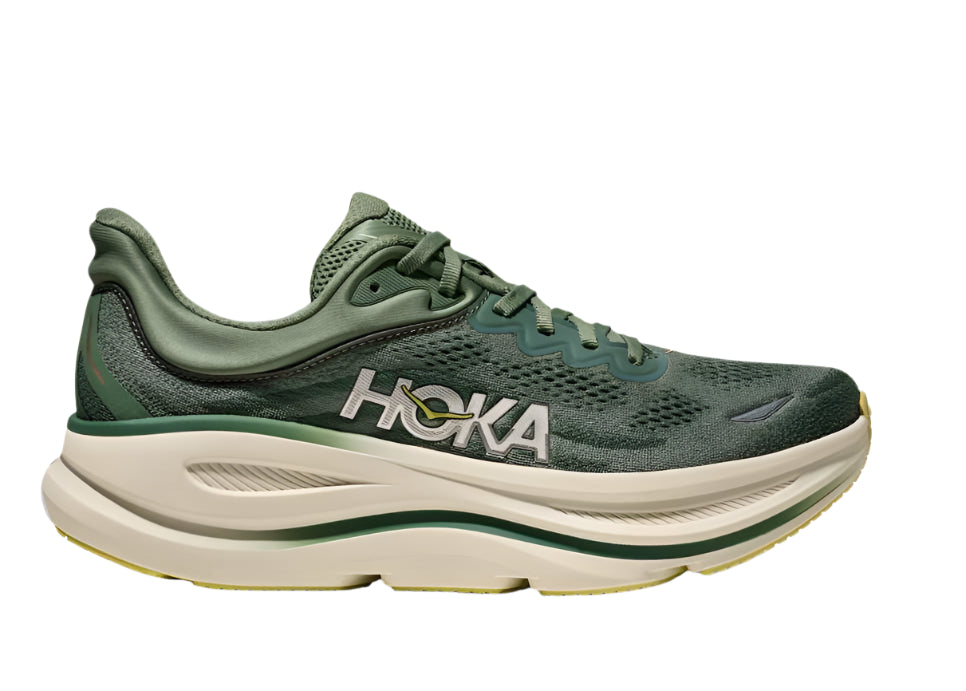 hoka bondi 9 men's | succulent / fern