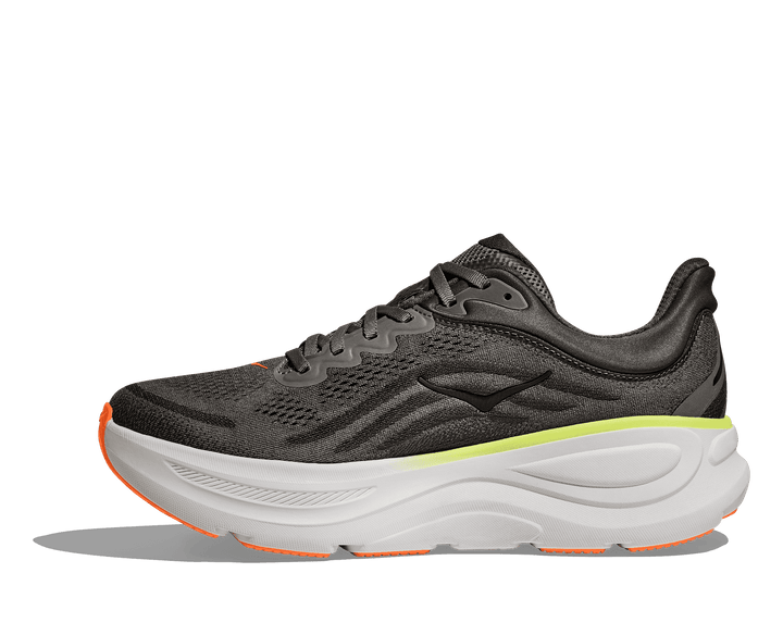 hoka bondi 9 men's | asphalt grey / gravel