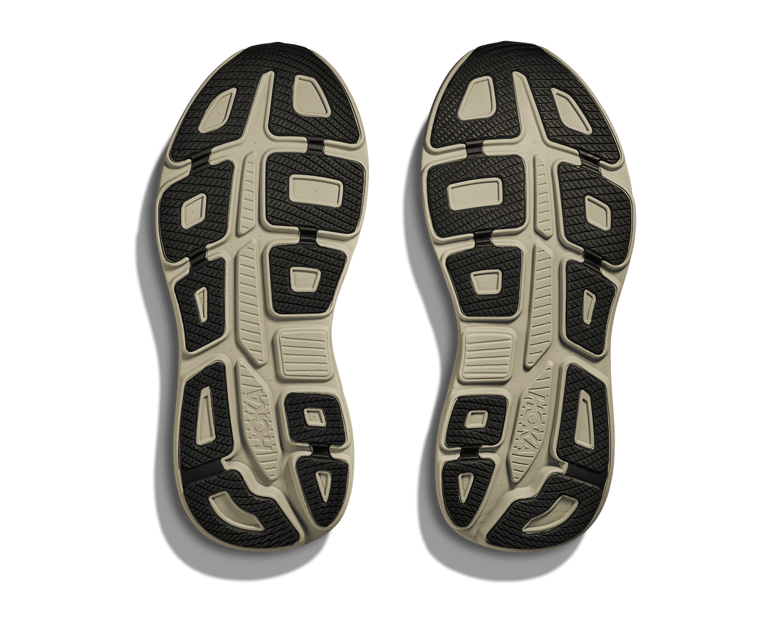 hoka bondi 9 men's | grassland / oyster mushroom