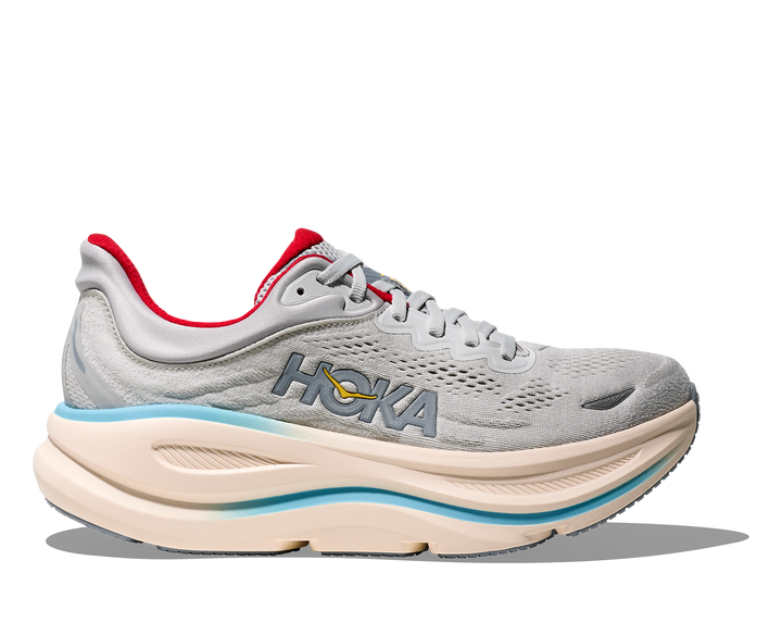 hoka bondi 9 women's | cosmic grey / stardust